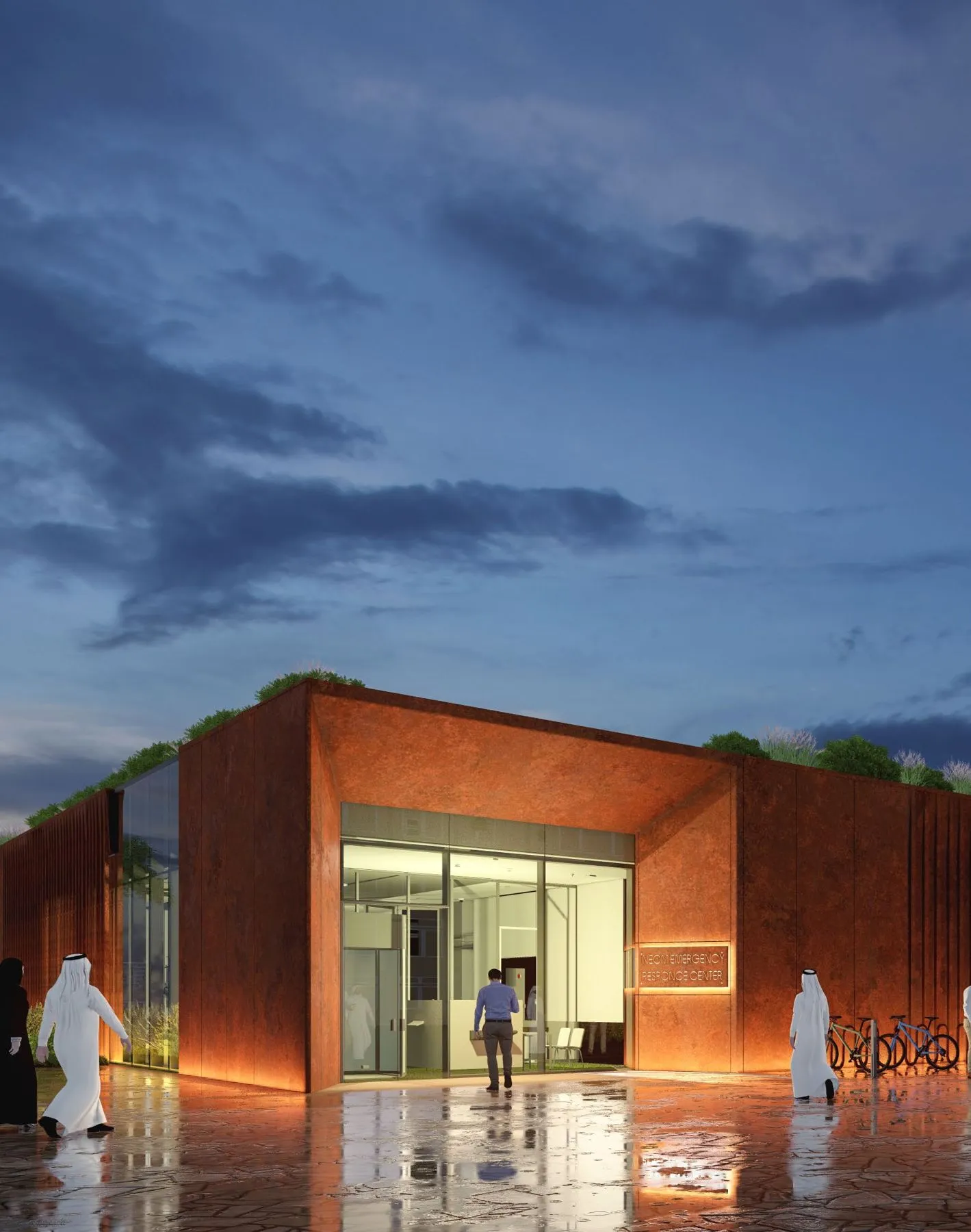 NEOM Oxagon Public Service Buildings, view 3