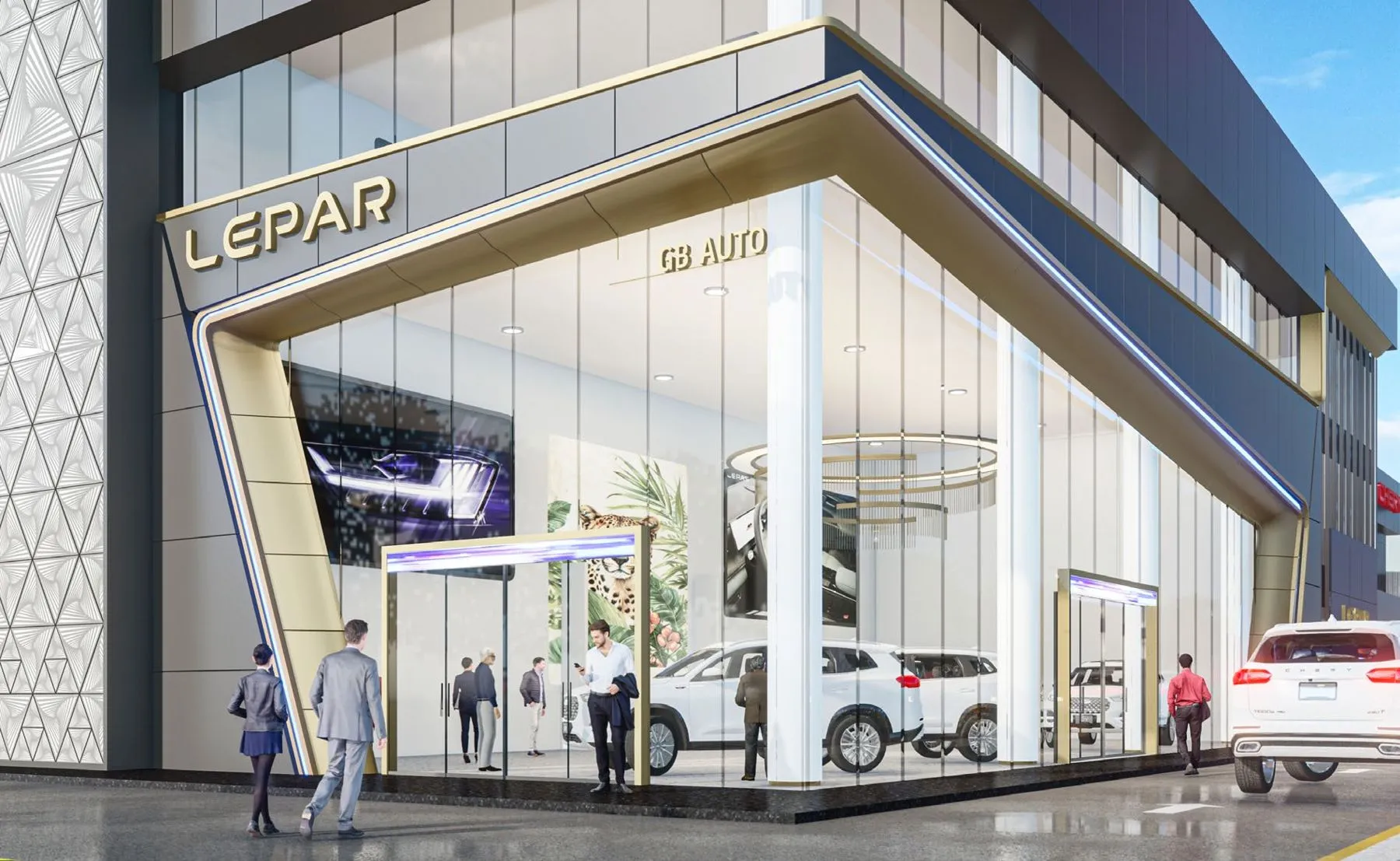 Chery Showroom & Admin, view 4