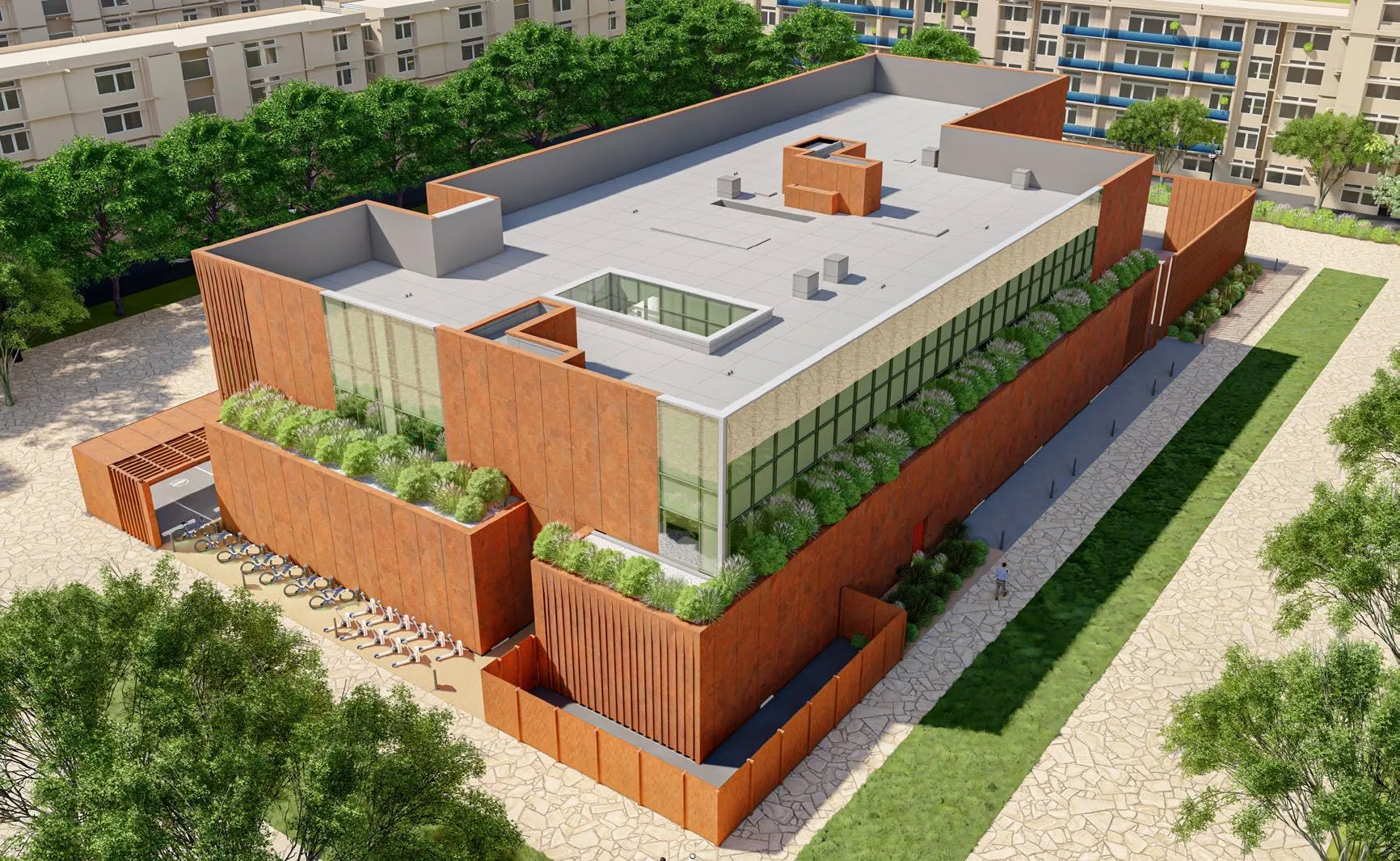 NEOM Oxagon Public Service Buildings, view 5