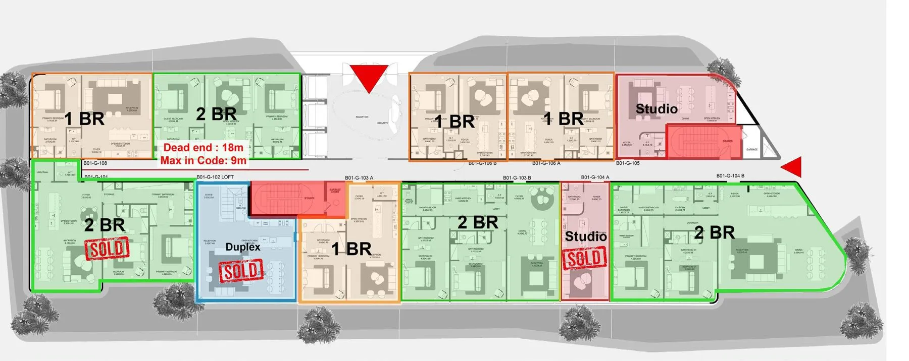 Mazeej Hotel & Housing Complex, drawing 1