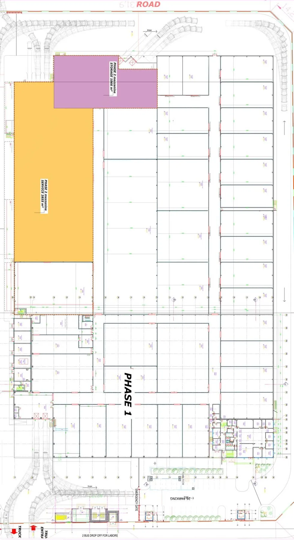 Linah Farms Industrial & Admin Building, drawing 2