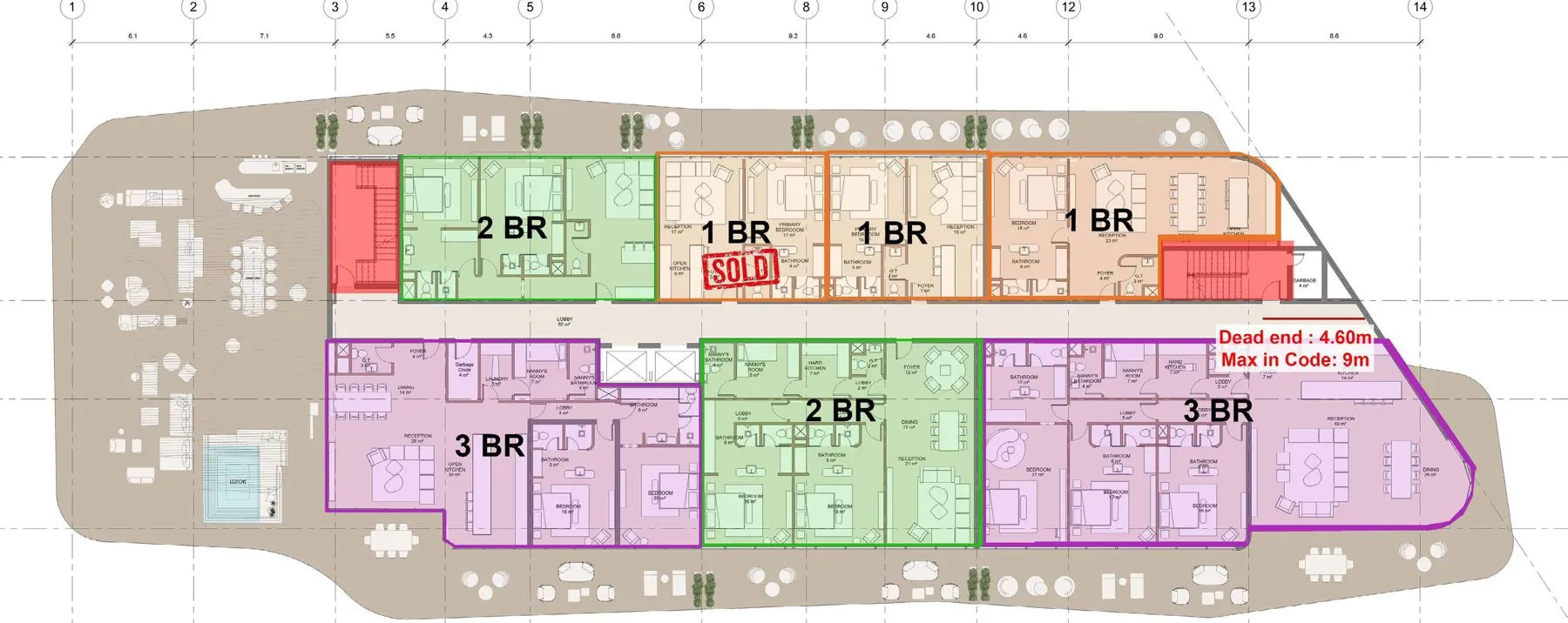 Mazeej Hotel & Housing Complex, drawing 4